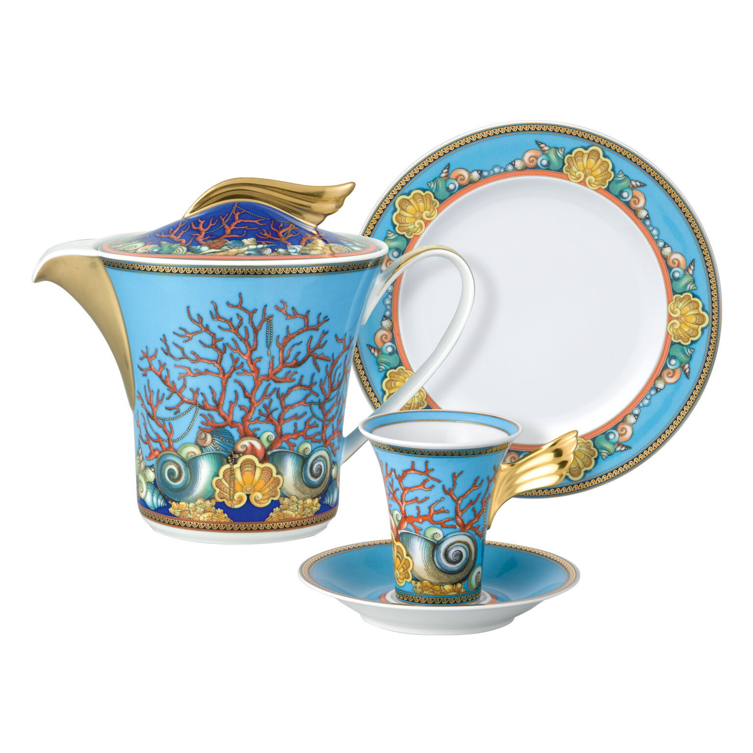 Buy Versace by Rosenthal La Mer 5-Piece Dinnerware Place Setting, Service  for 1 Online at desertcartINDIA