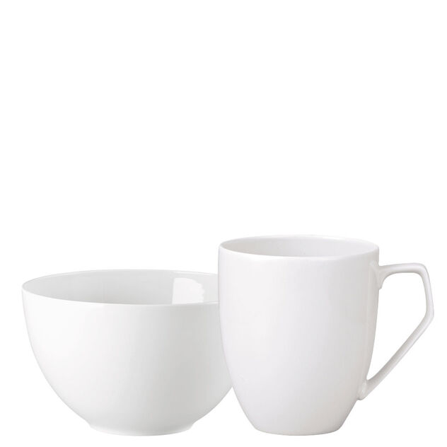 Breakfast Set (mug & bowl) | TAC 02 White image number 0